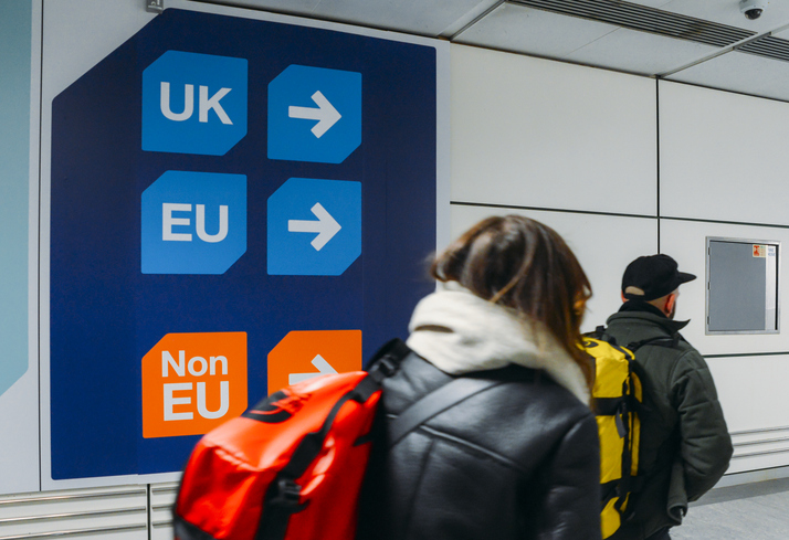 Digital border changes affecting UK arrivals