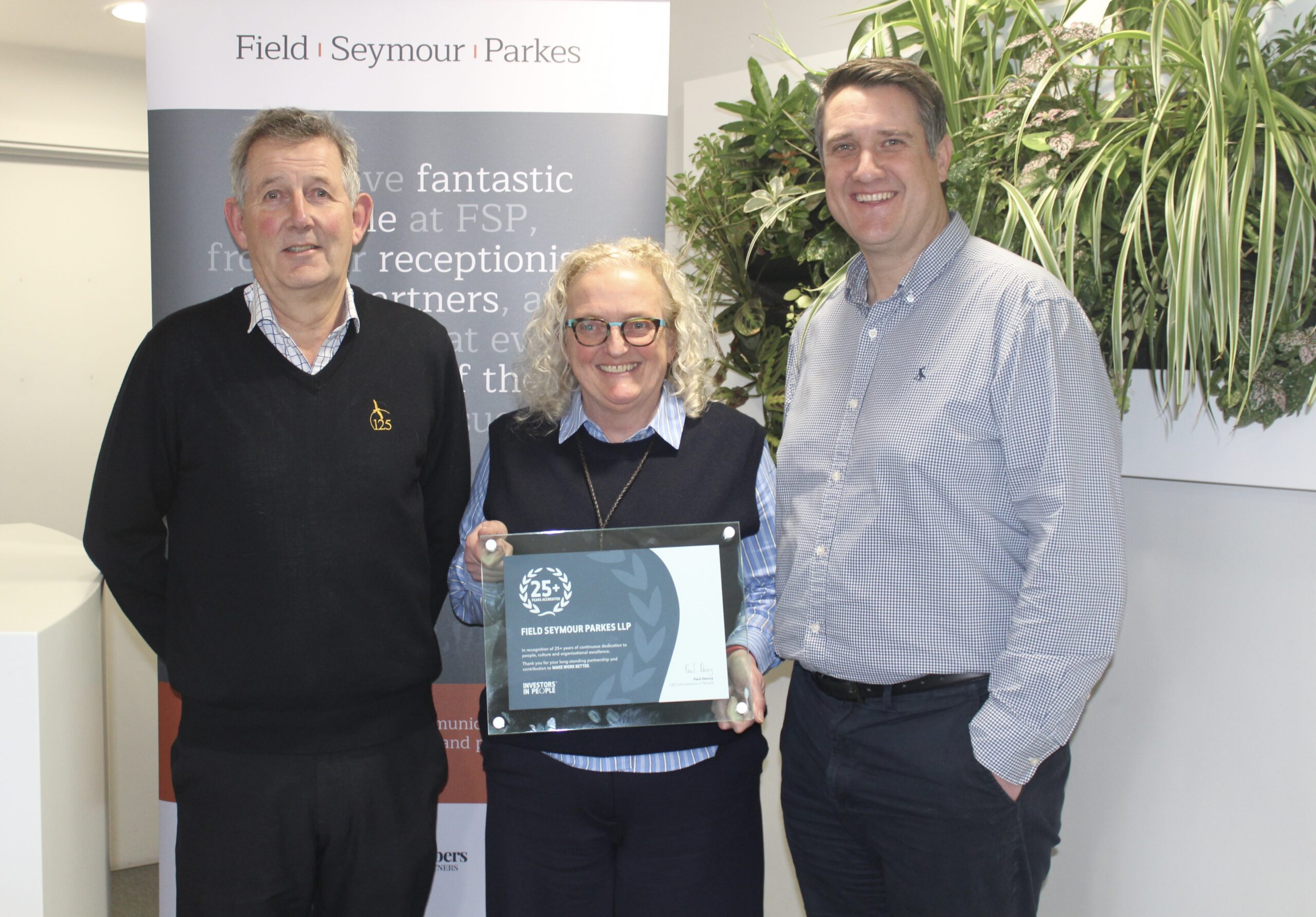 FSP celebrates 25 years of Investors in People accreditation